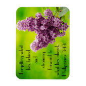 聖書の聖句勇気付けられるピリピ3:13 マグネット (縦)