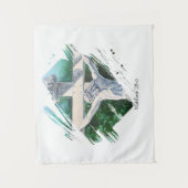 聖書の聖句彼は信仰を復活させた タペストリー (正面)