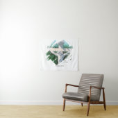 聖書の聖句彼は信仰を復活させた タペストリー (インサイチュ(横))