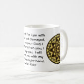 聖書の聖句感動的引用文イザヤ41:10 コーヒーマグカップ (正面右)