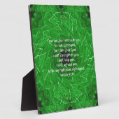 聖書の聖句感動的引用文イザヤ41:10 フォトプラーク (側面)