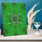 聖書の聖句感動的引用文イザヤ41:10 フォトプラーク (側面)