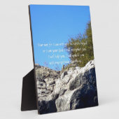 聖書の聖句感動的引用文イザヤ41:10 フォトプラーク (側面)