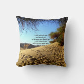 聖書の聖句感動的引用文詩篇32:8 クッション (正面)