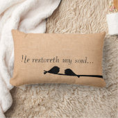 聖書の聖句聖なる書物、 経典；私の魂を再記憶 ランバークッション (ブランケット)