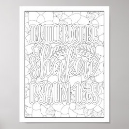 聖書の聖句/キリスト教成人の色 ポスター