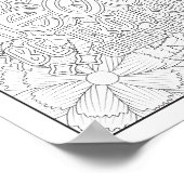 聖書の聖句/キリスト教成人の色 ポスター (角)