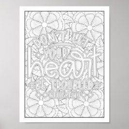 聖書の聖句/キリスト教成人の色 ポスター