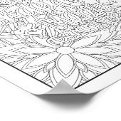 聖書の聖句/キリスト教成人の色 ポスター (角)