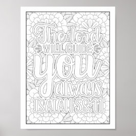 聖書の聖句/キリスト教成人の色 ポスター