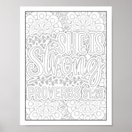 聖書の聖句/キリスト教成人の色 ポスター