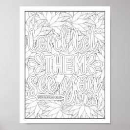 聖書の聖句/キリスト教成人の色 ポスター