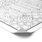 聖書の聖句/キリスト教成人の色 ポスター (角)