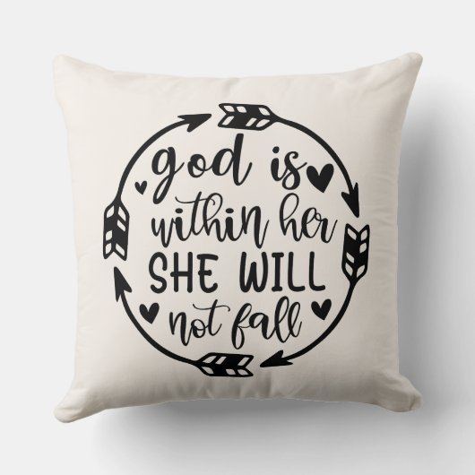 聖書の聖句 クッション (裏面)