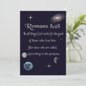 聖書の聖句 サンキューカード (スタンド正面)