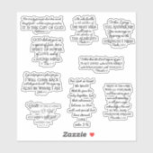 聖書の聖句 シール (シート)