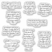 聖書の聖句 シール (正面)