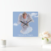 聖書の聖句 スクエア壁時計 (ホーム)