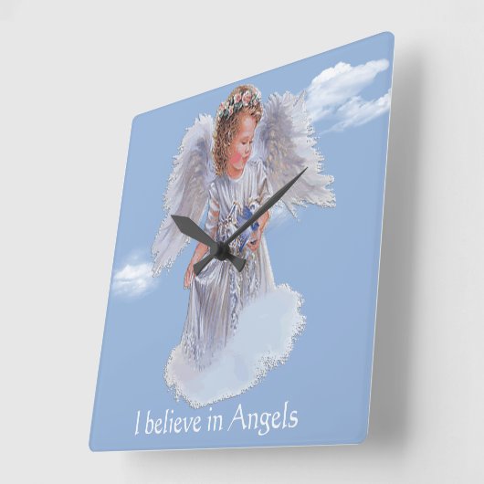 聖書の聖句 スクエア壁時計 (傾斜)