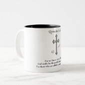 聖書の聖句 ツートーンマグカップ (正面左)