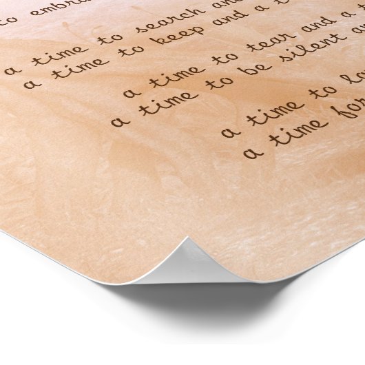 聖書の聖句 ポスター (角)