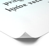 聖書の聖句 ポスター (角)