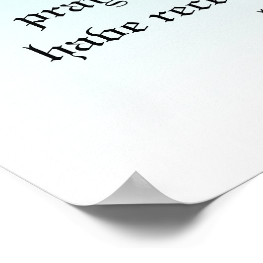 聖書の聖句 ポスター (角)