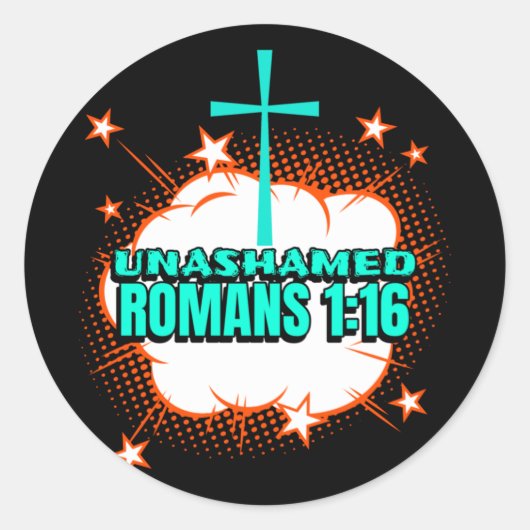 聖書の聖句 ラウンドシール (正面)