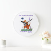 聖書の聖句 ラージ壁時計 (ホーム)