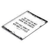 聖書の聖句:ワシとしての翼 ノートブック (左側)