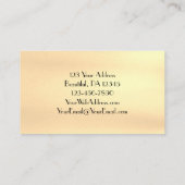 聖書の聖句、主に待感動的ち伏せ 名刺 (裏面)