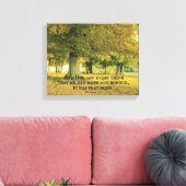 聖書の聖句：神は、それが良いのを見た キャンバスプリント (インサイチュ (リビング))