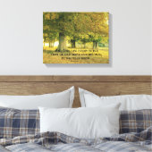 聖書の聖句：神は、それが良いのを見た キャンバスプリント (インサイチュ (寝室))