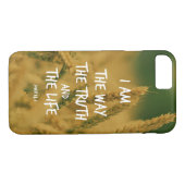 聖書の聖句:私は道、真理、生命である Case-Mate iPhoneケース (裏面(横))