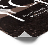 聖書の聖句 – PEACE 離れ I With You - John 14:27 ポスター (角)