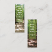 聖書の聖句GODの言葉が私にミニブックマークを導く コーリングカード (正面/裏面)
