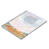 聖書の聖書日誌の日記が何もないことに不安を抱く ノートブック (左側)