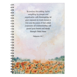 聖書の聖書日誌の日記が何もないことに不安を抱く ノートブック