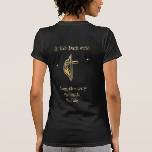 聖書の言葉が両面に Tシャツ (裏面)