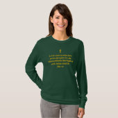 聖書の言葉Tシャツテンプレート - カスタマイズ可能 Tシャツ (正面フル)