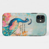 聖書の詩と編集可能な携帯電話ケース Case-Mate iPhoneケース (裏面(横))