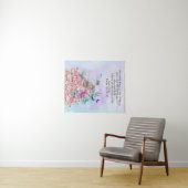 聖書の詩と自然の芸術を織り交ぜたタペストリー タペストリー (インサイチュ(横))