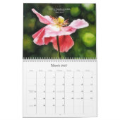 聖書の詩と花の芸術信仰カレンダー カレンダー (3月 2027)
