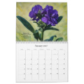 聖書の詩と花の芸術信仰カレンダー カレンダー (1月 2027)