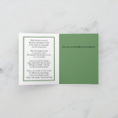 聖書の詩と詩とキリスト教の共感カード カード (内部)