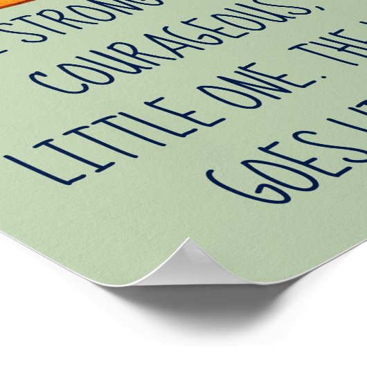 聖書の詩にインスパイアされた王冠の子供用ポスター ポスター (角)