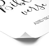 聖書の詩のお気に入りの記号を強調して フォトプリント            (角)