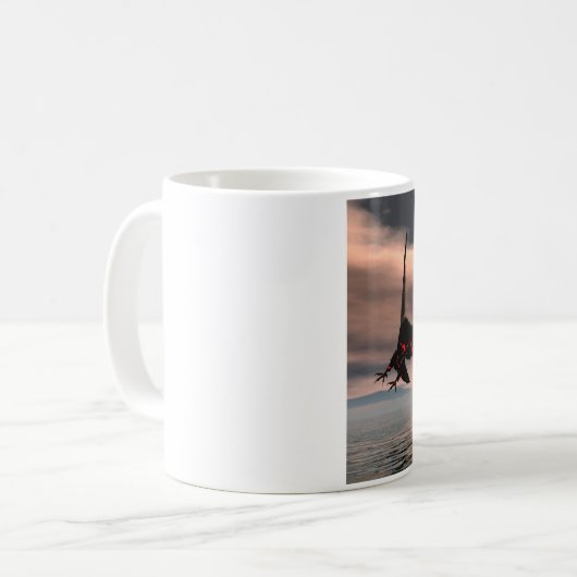 聖書の詩のアイザイアの40:28 -ワシとの31 コーヒーマグカップ (正面左)