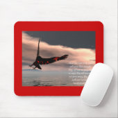 聖書の詩のアイザイアの40:28 -ワシとの31 マウスパッド (マウス)