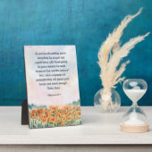 聖書の詩のアートワークを5x7で何も気にしない フォトプラーク (側面)